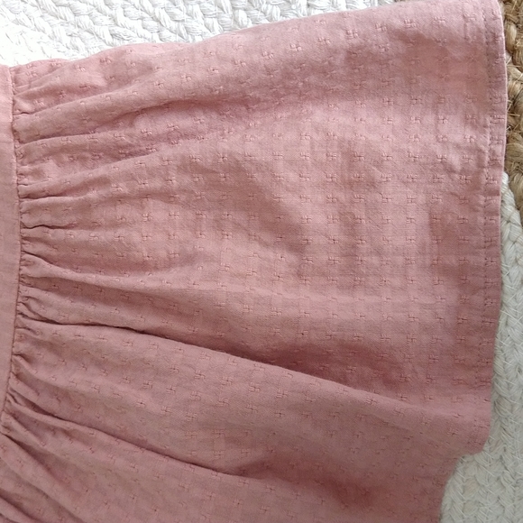 Madewell Rosalie Tie-Strap Top in Textured Gingham Faded Mauve - Picture 11 of 13